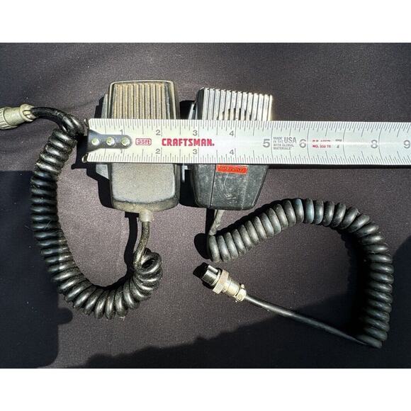 2 Vintage RCA & Tram CB Push Button Microphones Untested Used - Picture 10 of 10